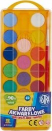  Astra Farby szkolne akwarelowe 18 kolorów z pędzelkiem