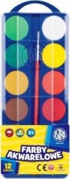  Astra Farby akwarelowe 12 kolorów kasetka z pędzelkiem