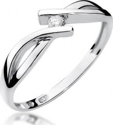  Best Diamonds złoty pierścionek z brylantem 0.04ct 17