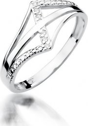  Best Diamonds złoty pierścionek z brylantem 0.03ct 12