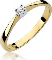  Best Diamonds złoty pierścionek z brylantem 0.03ct 21