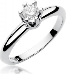 Best Diamonds złoty pierścionek z brylantem 0.30ct 16