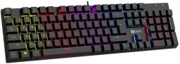 Klawiatura C-Tech C-TECH mechaniczna klawiatura Morpheus, casual gaming, CZ/SK, czerwone przełączniki, RGB podsvícenie, USB