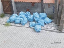  Juweela Juweela: Niebieskie pełne worki na śmieci (10 szt)