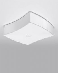 Lampa sufitowa Sollux Plafon SQUARE 1 biały himp
