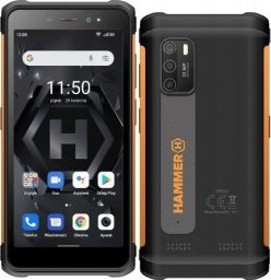 Smartfon myPhone Hammer Iron 4 4/32GB Czarno-pomarańczowy  (Iron 4 LTE)