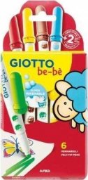  Giotto Super pisaki 6 kolorów Bebe GIOTTO