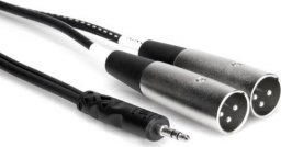Kabel Hosa Jack 3.5mm - XLR x2 2m srebrny (CYX-402M)