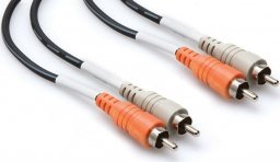 Kabel Hosa RCA (Cinch) x2 - RCA (Cinch) x2 1m czarny (CRA-201)