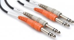 Kabel Hosa Jack 6.3mm x2 - Jack 6.3mm x2 4m czarny (CSS-204)