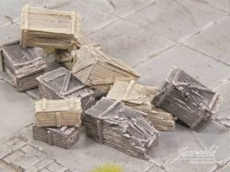  Juweela Juweela: Stare drewniane skrzynie - Małe - Jasne i ciemne (10 szt)