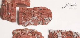  Juweela Juweela: Zniszczona ceglana ściana - Uniwersalna