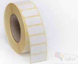  HankyLabel Etykiety termotransferowe półbłyszczące - 50x25 mm / 1000 szt. naklejki samoprzylepne do drukarki