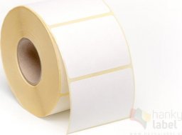  HankyLabel Etykiety termotransferowe półbłyszczące - 60x50 mm / 1000 szt. naklejki samoprzylepne do drukarki