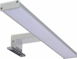Kinkiet Tradelectra Lampa LED łazienkowa srebrna 8W 40cm na lustro szafke
