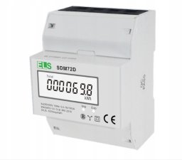Wskaźnik LCD 3-fazowy 100A 4-modułowy