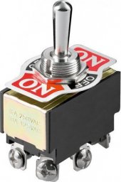  Goobay Łącznik przełączny miniaturowy, 2x ON - OFF - ON, 6 pinów z zaciskami śrubowymi