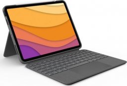Etui na tablet Logitech Logitech Combo Touch Case Apple iPad Air 10,9'' (4./5.Gen) QWERTZ, oxford grey