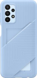 Etui na tablet Samsung Card Slot Cover etui do Samsung Galaxy A23 silikonowy pokrowiec portfel na kartę niebieski (EF-OA235TLEGWW)