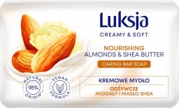  Sarantis Luksja Creamy & Soft Odżywcze Kremowe Mydło w kostce Migdały & Masło Shea 90g