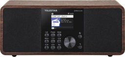  Telestar Telestar Dira S24 CD, clock radio (wood/black, USB, Bluetooth, DAB+)