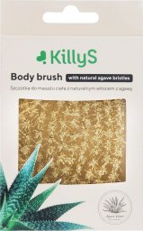  KILLYS_Body Brush szczotka do ciaĹa z naturalnym wĹosiem z agawy