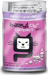 Żwirek dla kota Bazyl Ag+ Compact Lavender 20l
