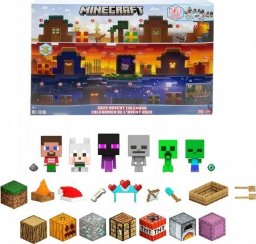 Kalendarz adwentowy Minecraft 24 figurki