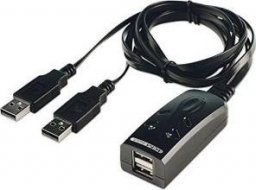 Przełącznik Lindy KM Tastatur & Maus Switch USB für 2 Rechner Umschalter - 32165