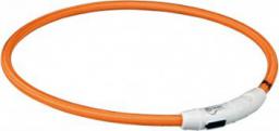  Trixie Pierścień z lampą błyskową USB, M–L: 45 cm/o 7 mm, pomarańczowy