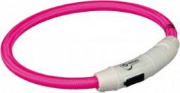  Trixie Pierścień z lampą błyskową USB, M–L: 45 cm/o 7 mm, różowy