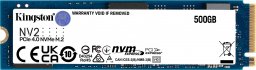 Dysk SSD Kingston NV2 500GB M.2 2280 PCI-E x4 Gen4 NVMe (SNV2S/500G)
