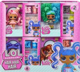  MGA 584445EUC 584452 L.O.L. Surprise Hair Hair Hair Dolls Asst in PDQ