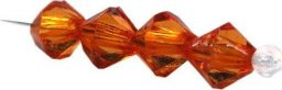 kufer-pasmanteria.pl Korale Akrylowe Diamentowe 12mm (10szt) Pomarańcz
