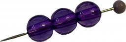 kufer-pasmanteria.pl Korale Akrylowe Kula 10mm (14szt) Fiolet