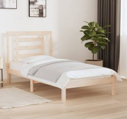  vidaXL vidaXL Rama łóżka, lite drewno sosnowe, 90x190 cm,3FT, pojedyncza