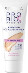  Soraya Soraya Probio Make-Up Prebiotyczny Podkład kryjący 01 jasny beż - ochrona mikrobiomu 30ml