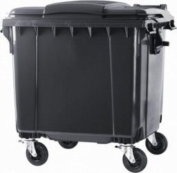 ARS Pojemnik do segregacji odpadów na kółkach pojemność 660 l (kolor grafitowy)