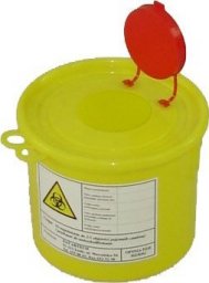 ARS Pojemnik na odpady ostre z otworem wrzutowym, poj. 3l (Kolor czerwony)