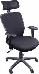 Krzesło biurowe Office Products Fotel biurowy OFFICE PRODUCTS Santorini, czarny