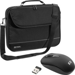 Torba Pedea PEDEA Notebooktasche "Fair" 43,9cm (17,3"), schwarz + Maus