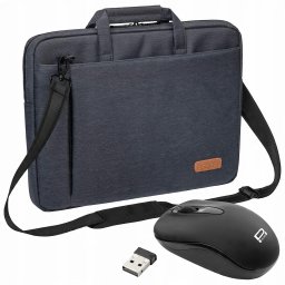 Torba Pedea PEDEA Notebooktasche "ELEGANCE" 39,6cm (15,6"), grau + Maus