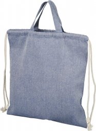 Plecak Pheebs z bawełnianym sznurkiem ściągającym z recyklingu o gramaturze 150 g/m