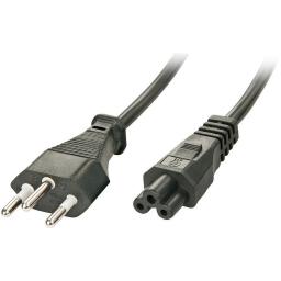 Kabel zasilający Lindy IEC320-C5f, czarny 2m (30412)