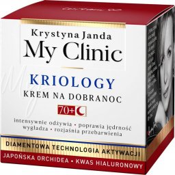  Janda JANDA My Clinic Kriology 70+ Krem na dobranoc - Japońska Orchidea & Kwas Hialuronowy 50ml