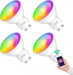 Nous NOUS P8 Smart WIFI RGB Bulb GU10 (4 szt.)