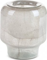 Eurofirany SZKLANY WAZON DEKORACYJNY LANA (FI) 19X22 CM KREMOWY