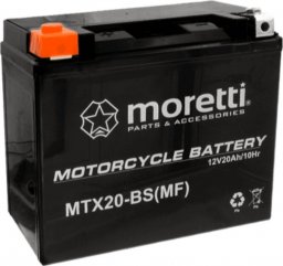  Moretti Akumulator AGM (GEL) MTX20-BS Moretti 12V 20Ah 270A L+