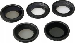 Filtr Junestar Zestaw Filtrów 5w1 / Filtry Cpl Uv Nd4 Nd2 Star 6 Do Xiaomi Yi 2 4k