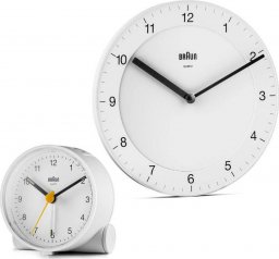  Braun Zestaw czytelny zegar i budzik Braun BC06W i BC01W